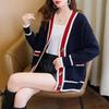 New Sweater Knitted Cardigan Women's Loose Coat Women's Spring and Autumn Clothes Early Autumn Inner Top