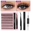 Large Capacity Segmented Multi-Hair Dense Self-Grafting Lazy Single Cluster Diy False Eyelash Set