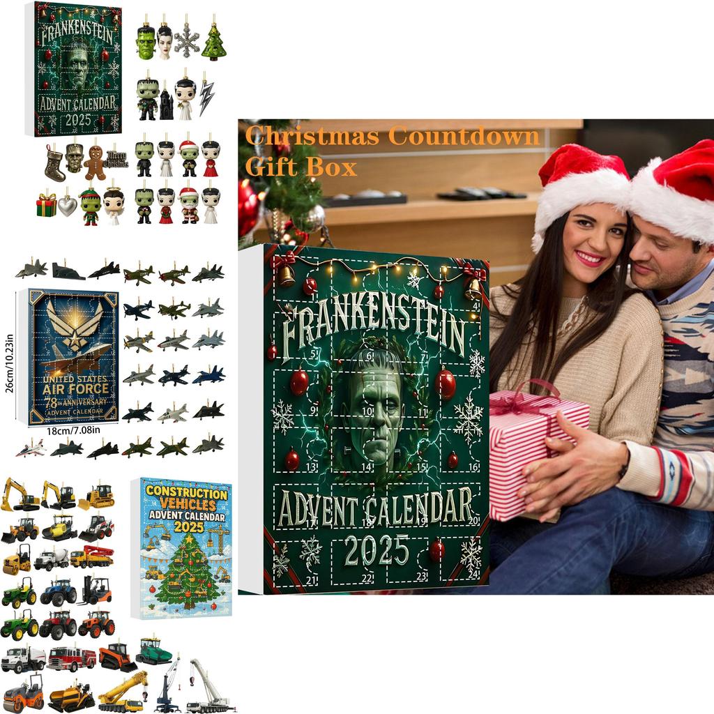 Gorilla Air Force Ballet Acrylic Tree Ornament Advent Calendar Blind Box Gift For Holiday Decor