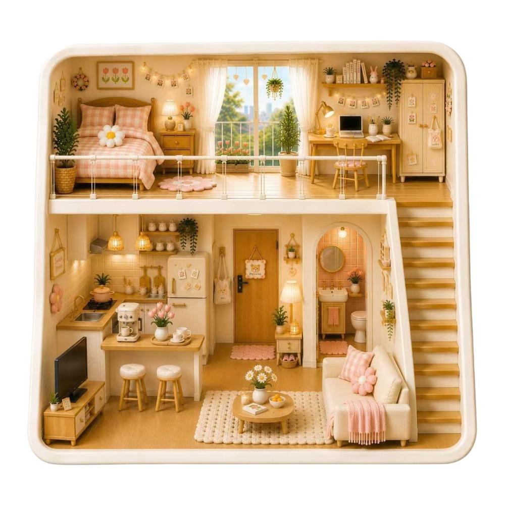 Cute Home Theme Refrigerator Magnet 3D Relief 3D Refrigerator Stickers Kitchen Decor