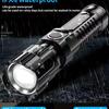 High-Performance Portable Flashlight: Outdoor Telescopic Focus, Small Steel Cannon Design