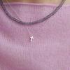 Primaute [SILVER925]Simple Cross Necklace