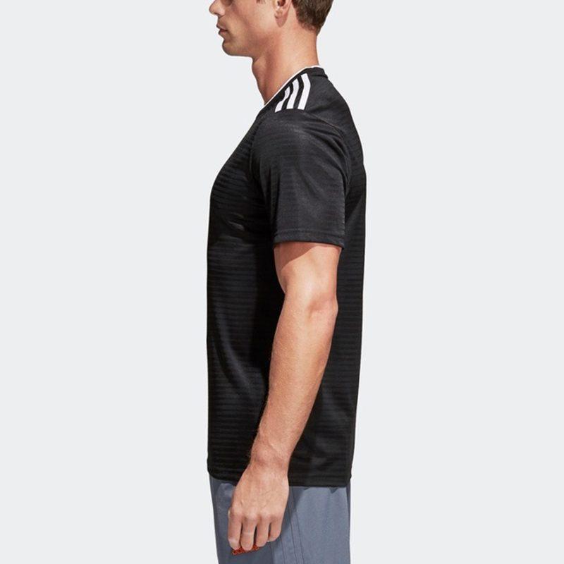 adidas Soccer Jerseys Men's Black Moderate Straight Fit CF0679