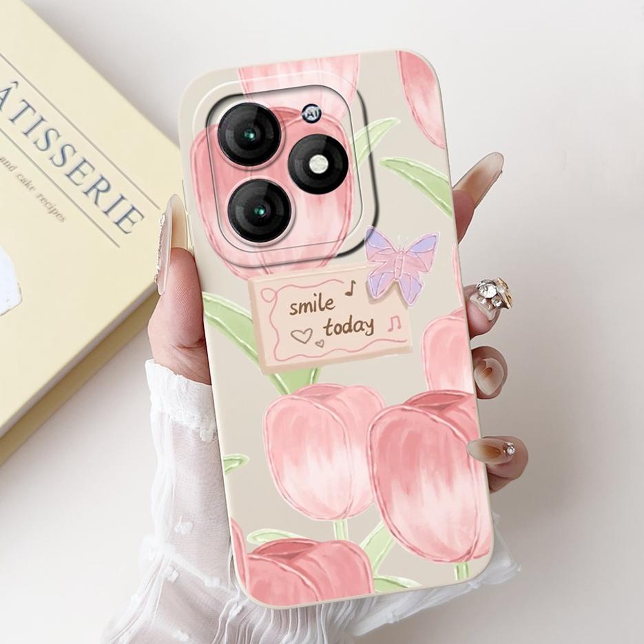 For Itel A70 Case A665L Cute Panda Cartoon Cover Soft Silicone Shockproof Phone Case Fopr Itel A70 A 70 ItelA70 Back Cover Shell