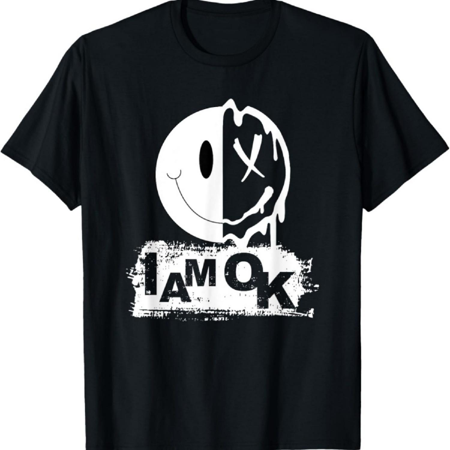 Я В ПОРЯДКЕ Таю Внутри Футболка XXXXXL чёрный