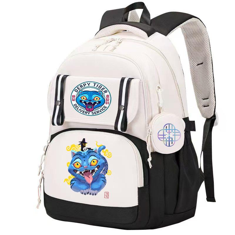 Kpop Witch Hunters Cartoon Peripheral Printing Fashion Children S Backpack Large Capacity Burden Reduction Student School Bag no specification