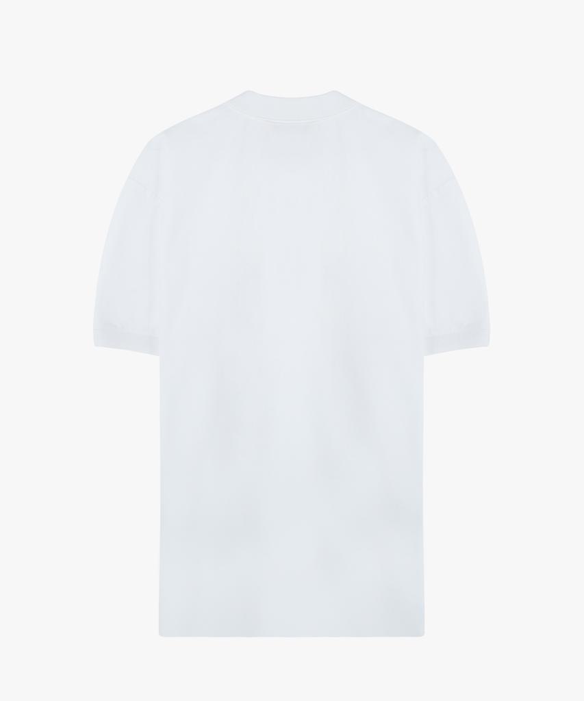 Jikun Original Cotton Pique Short Sleeve Shirt Gee245-102 White