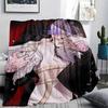 1 Stück Kpop Dämonenjäger Druck Flanelldecke, Hohe Qualität für alle Jahreszeiten, Heimdekoration, Wärme und Komfort, Perfekt für Weihnachtsgeschenke