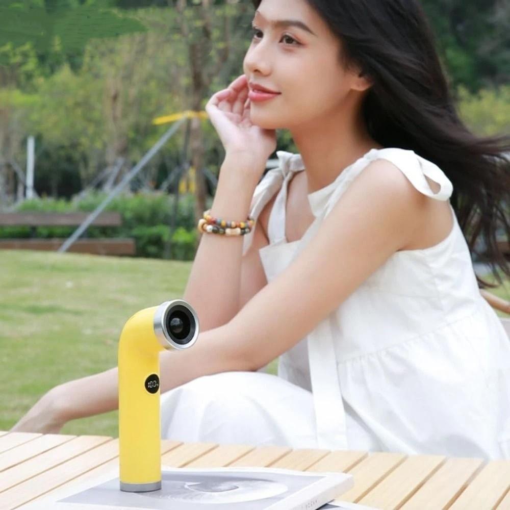 Digital Screen Bladeless Handheld Hair Dryer Curved Design High-Speed Turbine Fan  Children Use
