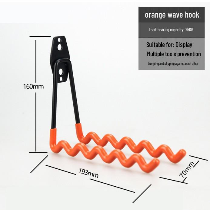 Heavy-Duty Wall-Mounted Metal Bicycle Storage Hooks for Garage or Warehouse
