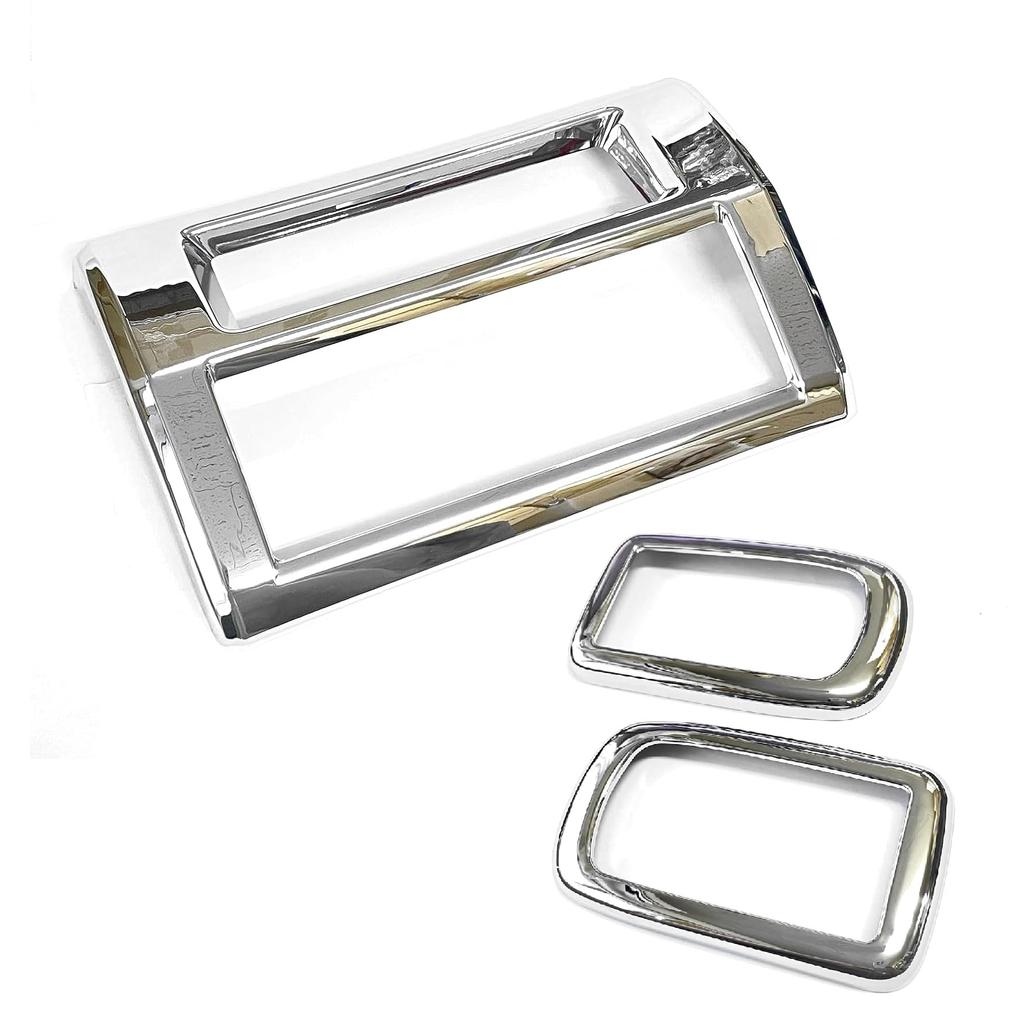 CGP Center Cluster Panel and Door Bezel Plated Set for Early Model Hijet Sambar and Pixis Truck 3-Piece (S500P/S510P) Truck, Jumbo, Truck,
