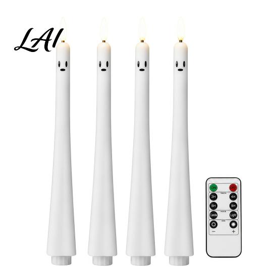 Modern Christmas Decorative Lamps Candle Light 3D Printed Santa Snowman Tree Light with Remote Unique Holiday Interior Lighting Control LED