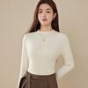 Women's Autumn And Winter Long Sleeved T Shirt With Added Velvet Base