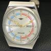 JAPAN MENS VINTAGE CITIZEN AUTOMATIC 8200 SILVER COLOR DIAL WATCH A500294-2 R151b-a500294