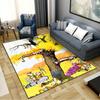 Tappeto Calvin e Hobbes per Soggiorno Camera da Letto Casa Decorazione Divano, Tappetino Antiscivolo per Giochi Bambini
