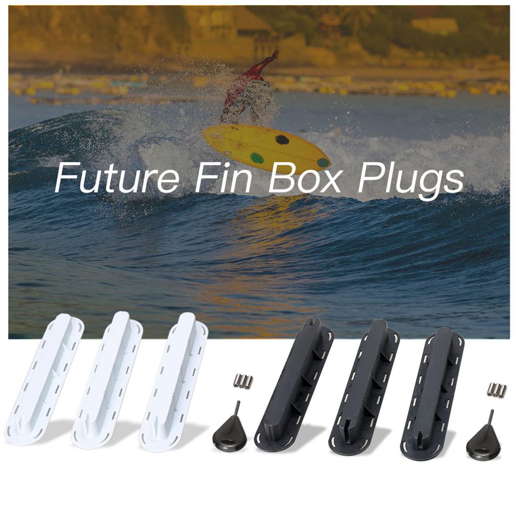 3 Pack   Fins Box Plugs Fin Base   Screw Surf Fins Plugs Set Extra Fin Key Fin Screws