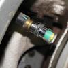 Car Tire Pressure Monitor Valve 36 PSI 2.4 Bar Tire Pressure Sensor Stem Caps for Cars Visual Tri-Color Alarm Easy To Read Tire Pressure Indicator