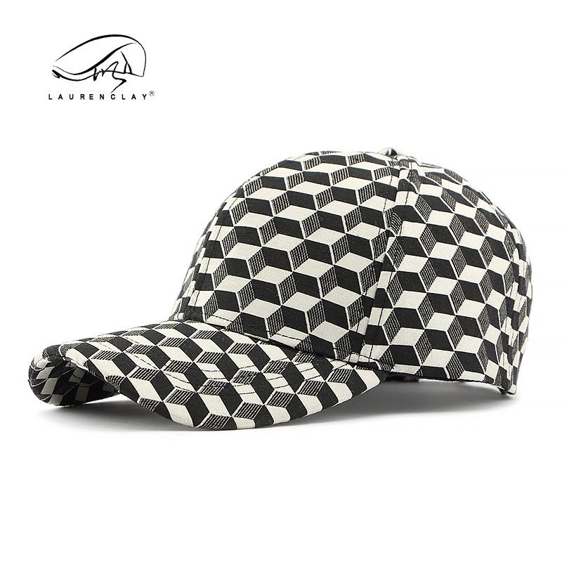 Peaked Cap Men's New Personalized Three-dimensional Square Plaid Hardtop Baseball Cap Women's Retro Fashion Sunscreen Visor