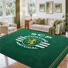 Sporting CP FC Design Crystal Velvet Rug Soft Decorative Mat for Bedroom Entrance