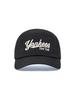 Emelbi Sportive Shiny Unstructured Ball Cap Ny (Black)