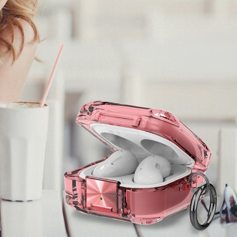 Transparents Earbud Case Scratch Resistant TPU Protections Sleeve for 2/FE with Lanyard Keychains