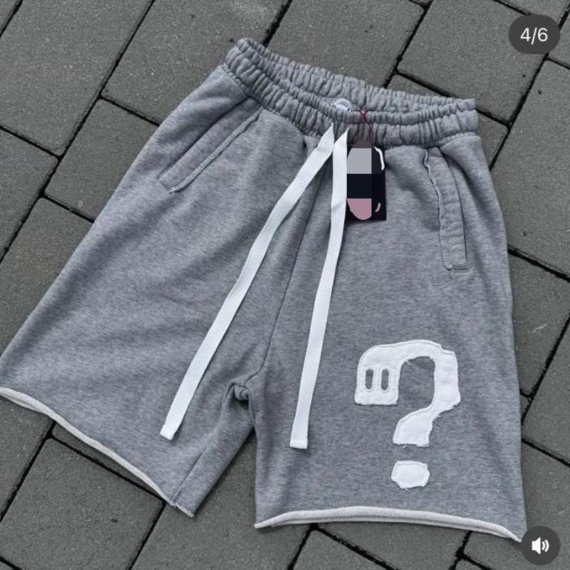 European and American summer street worn print loose drawstring casual shorts