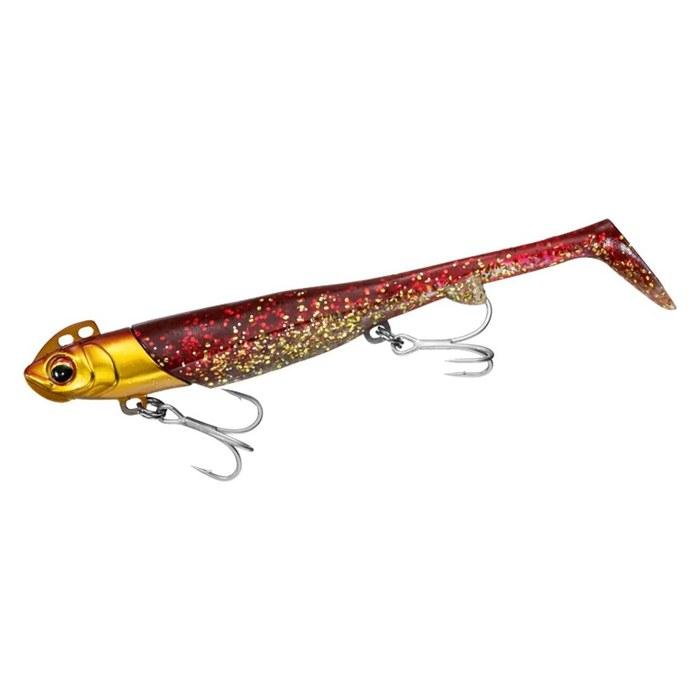 Daiwa Worm + Jig Head Rodem R4 Shad-28g Hirame Burning 28g