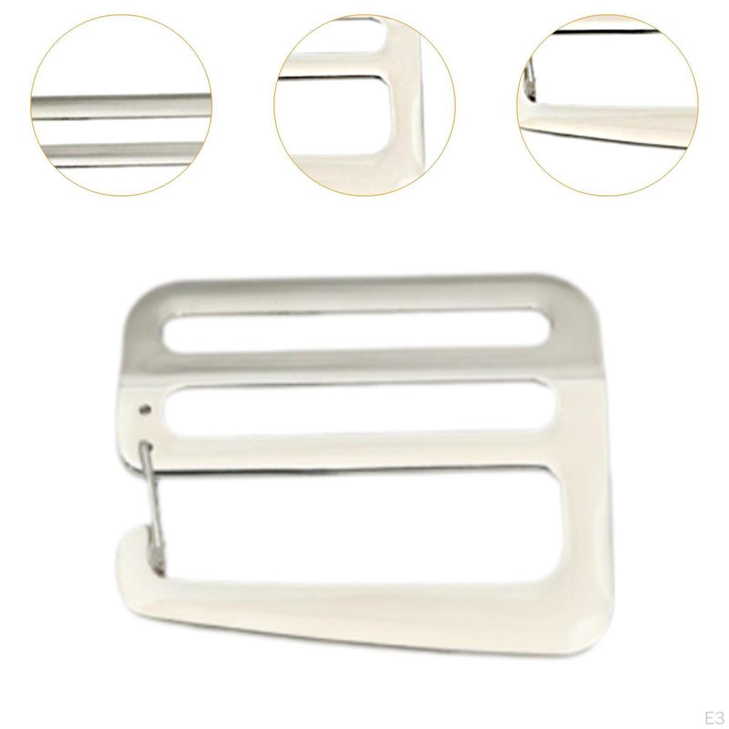 4 G Hook Wave Buckles 1.5 Inch Metal Hardware for Backpack Strap And Handbag