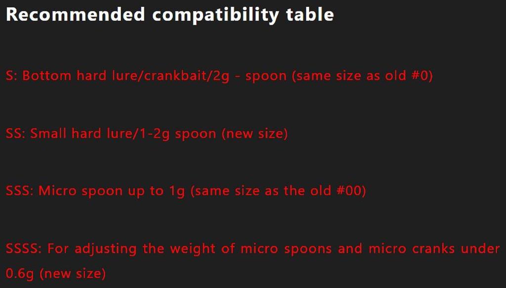 Jackall E-Snap II Size SSSS (7961)