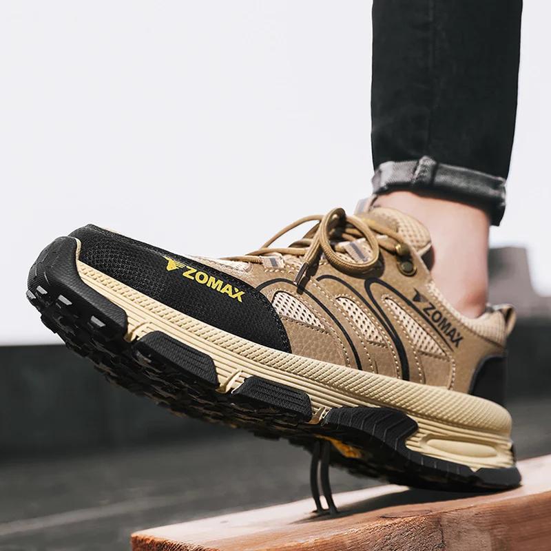 Frühlings- und Sommer-Modische Neue Bergsteiger-Sportschuhe Atmungsaktives Mesh Bequem Lässig Schnürschuhe Wanderschuhe