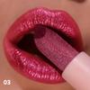 Wasserdichter Feiner Glitzer-Lippenstift, Langanhaltendes Nicht Ausbleichendes Lipgloss, Klebt Nicht am Glas Nicht Klebrig, Geeignet für Bühnen-Rollenspiel-Lippen-Make-up