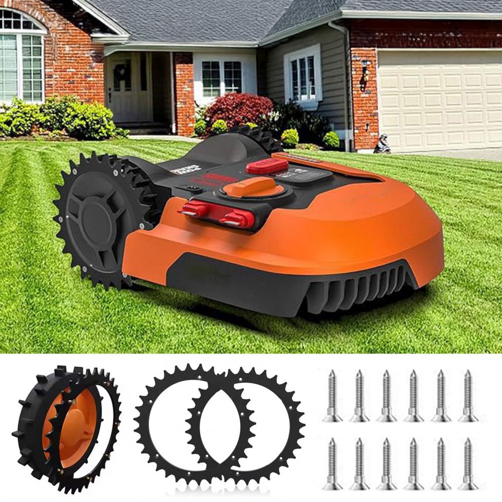 Pohonné kolo sekačky na trávu Sekačka na trávu 205mm Sada pohonných kol s hroty pro Worx Landroid S/m pro robotické