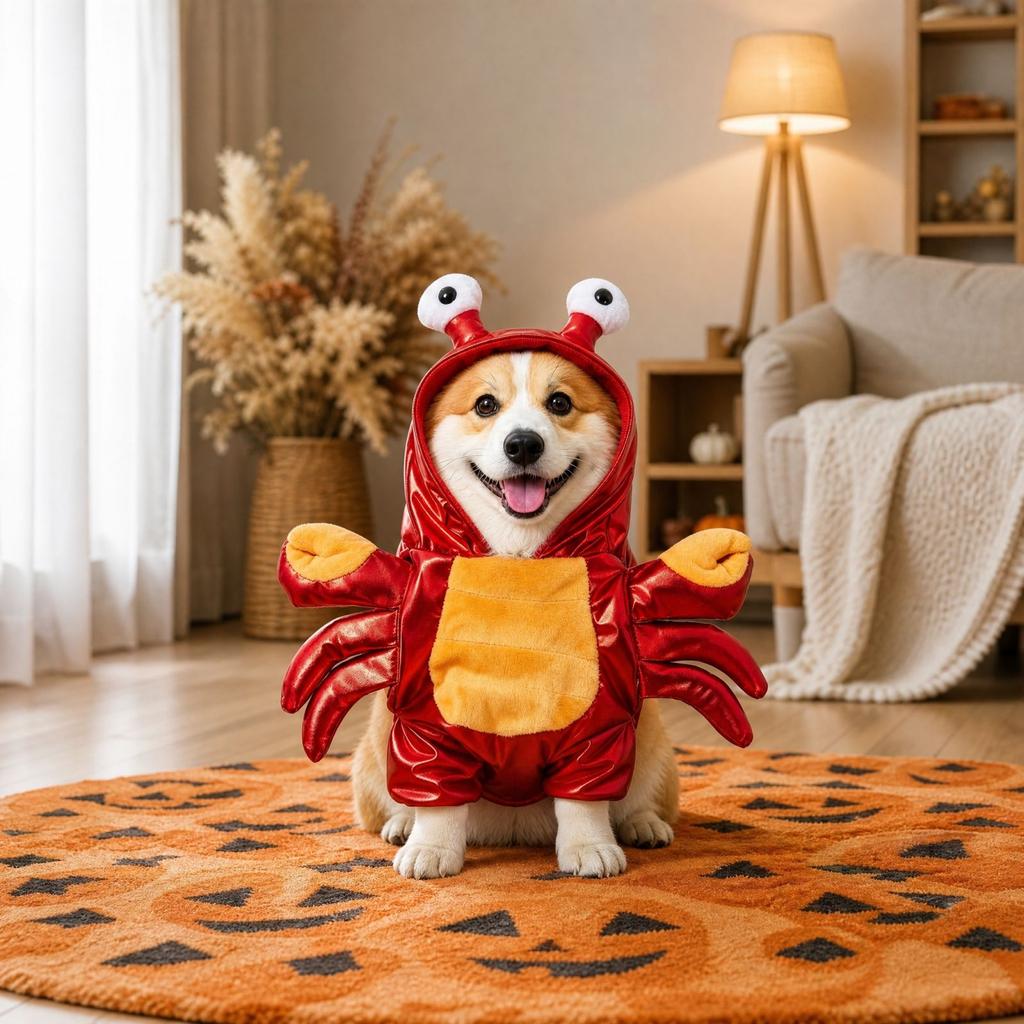 Funny Halloween Pet Costume Outfit for Dress Up, Halloween Parties and Pet Events