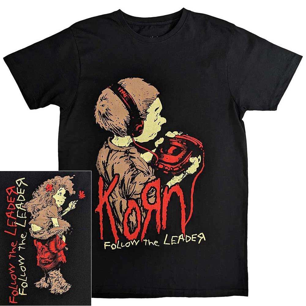 Korn Follow The Leader Cartoon Shirt T-Shirt Band Tshirt L