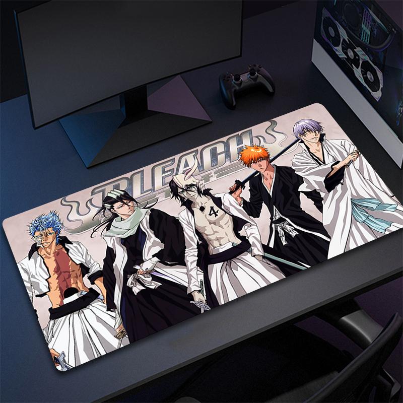 Anime Ichigo Mouse Pad Xxl 900x400mm NonSlip Gaming Desk Mat Laptop Keyboard Tray Office Pc Rubber Bleach Black