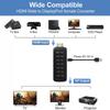HD2 HDMI 2.0b to DisplayPort 1.4 Adapter 4K 60Hz/HDCP 2.3 Converter for Video Streaming/Gaming
