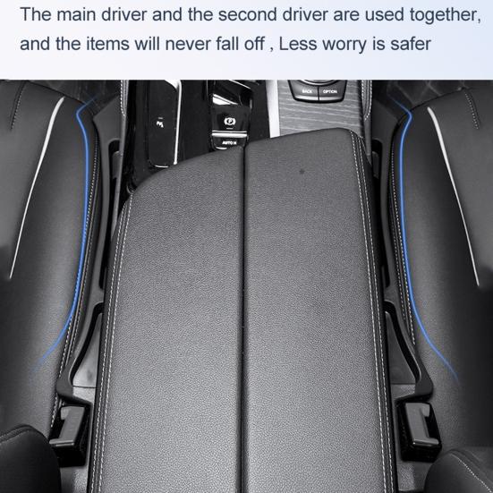 2 ks Výplně mezer v autosedačkách Držáky na telefon Velkokapacitní Univerzální Snadná instalace Výplně mezer v bočních sedadlech auta Organizér do konzoly