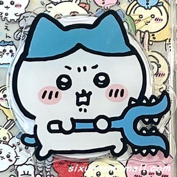 Chiikawa & Jiikawa Cartoon Airbag Phone Holder - Cute, Foldable, Rotating, Anti-drop Cushion