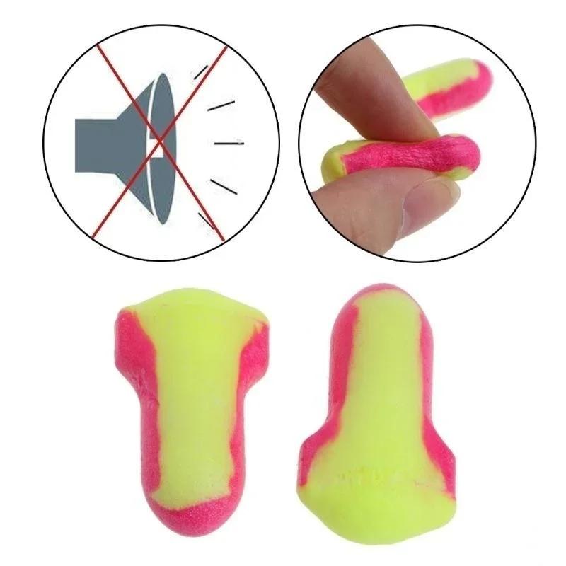 10 Pairs /20Pc Disposable Soft Foam Earplugs Snore-Proof Sleep Ear Protector No Cords SEL Security Protection Protetor Auricular