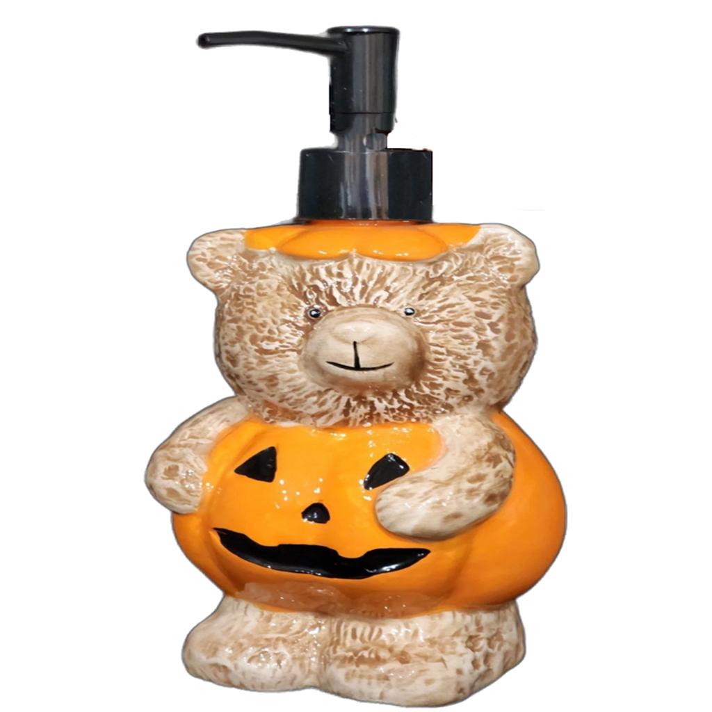 Creepy Critters Teddy Bear Pumpkin Skeleton Soap Dispenser