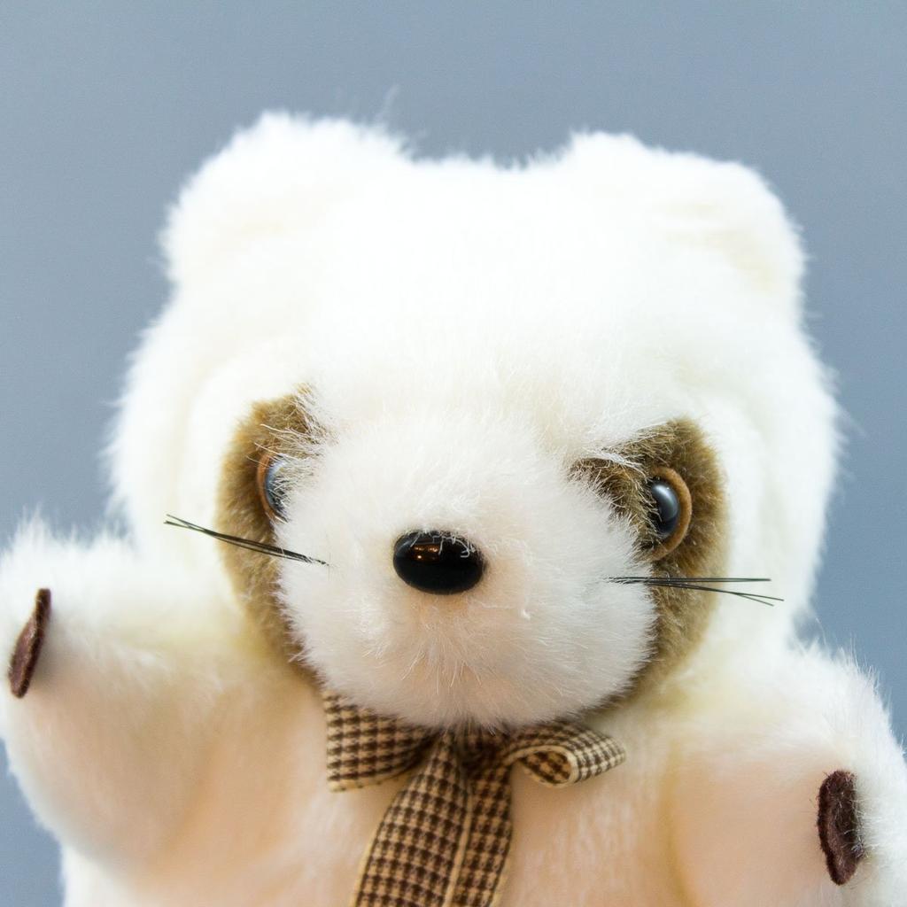 Bamboo Shoots Red Panda Mini White Stuffed Toy 10103