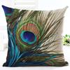 Elegant 18" Nordic Peacock Pillow Case With Timeless Design For Home Decor