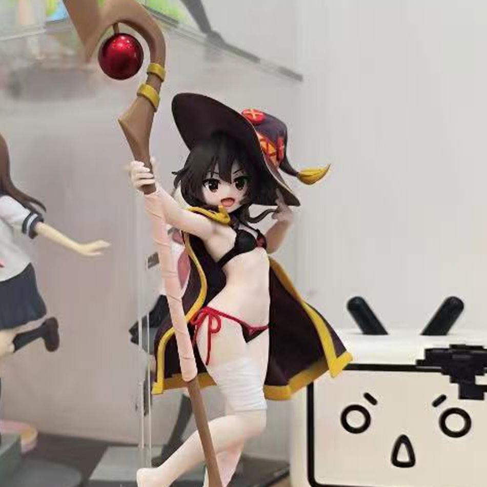 24CM Anime Kono Subarashii Sekai Ni Shukufuku O! Megumin Swimsuit Style Figure - PVC Standing Model Toy