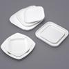 Commercial Melamine Square White Serving Plate