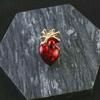 Enamel Heart Brooches For Women Unisex Human Body Organ Pins Office Party Friend Gifts Jewelry Accessories