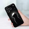 Hülle für Apple iPhone 17 Pro Max 14 15 Pro 7 8 13 11 12 Air XR XS MAX 16 Funda Handyhülle Schwarze Mondkatze