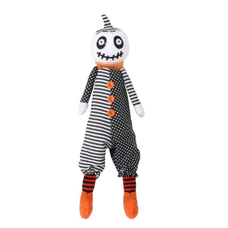Spooky Pumpkin Specter Doll Decoration Halloween Celebration Accent with Pumpkin Specter Doll for Kids and Adults alike