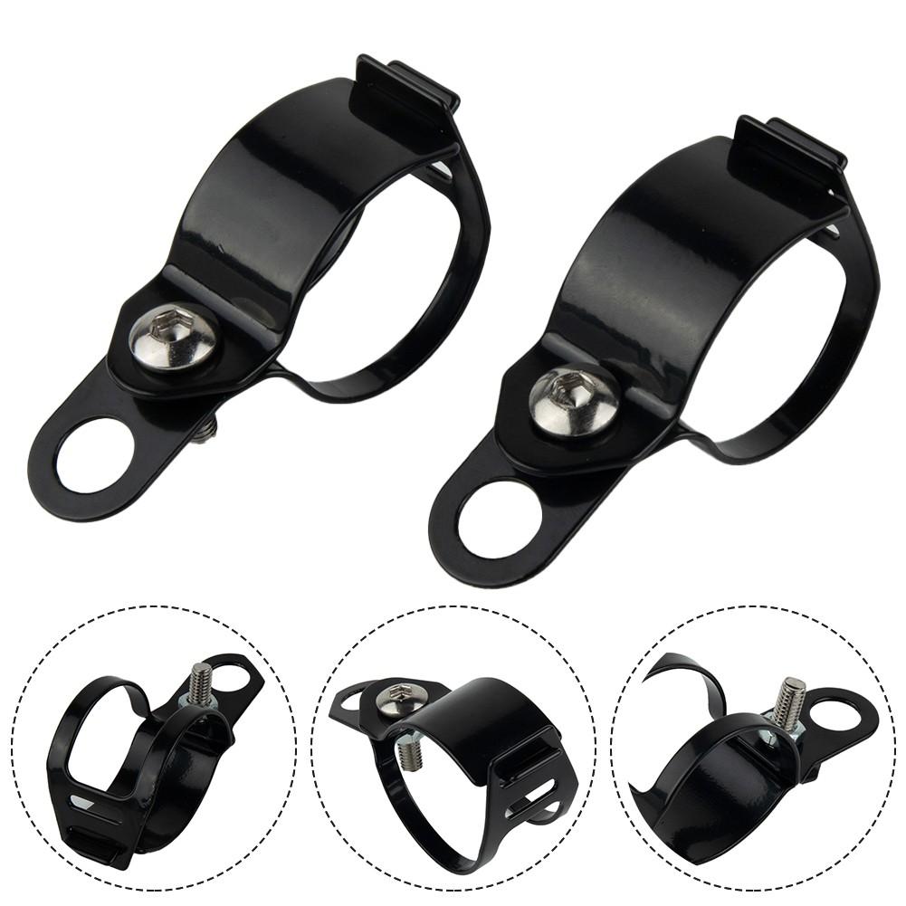 2pcs Signal Light Bracket Aluminum Alloy Black New