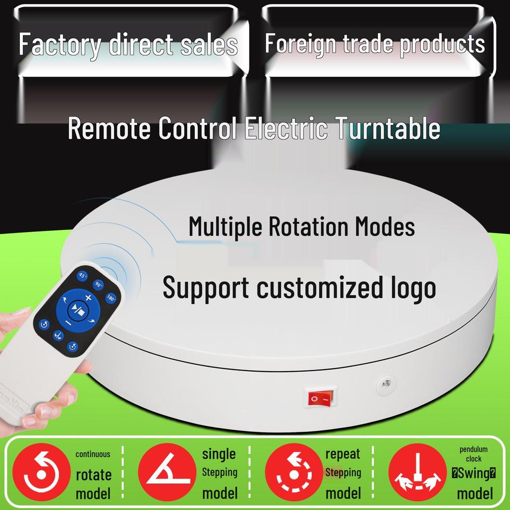 Remote-Controlled Rotating Display Stand for Photography and Jewelry