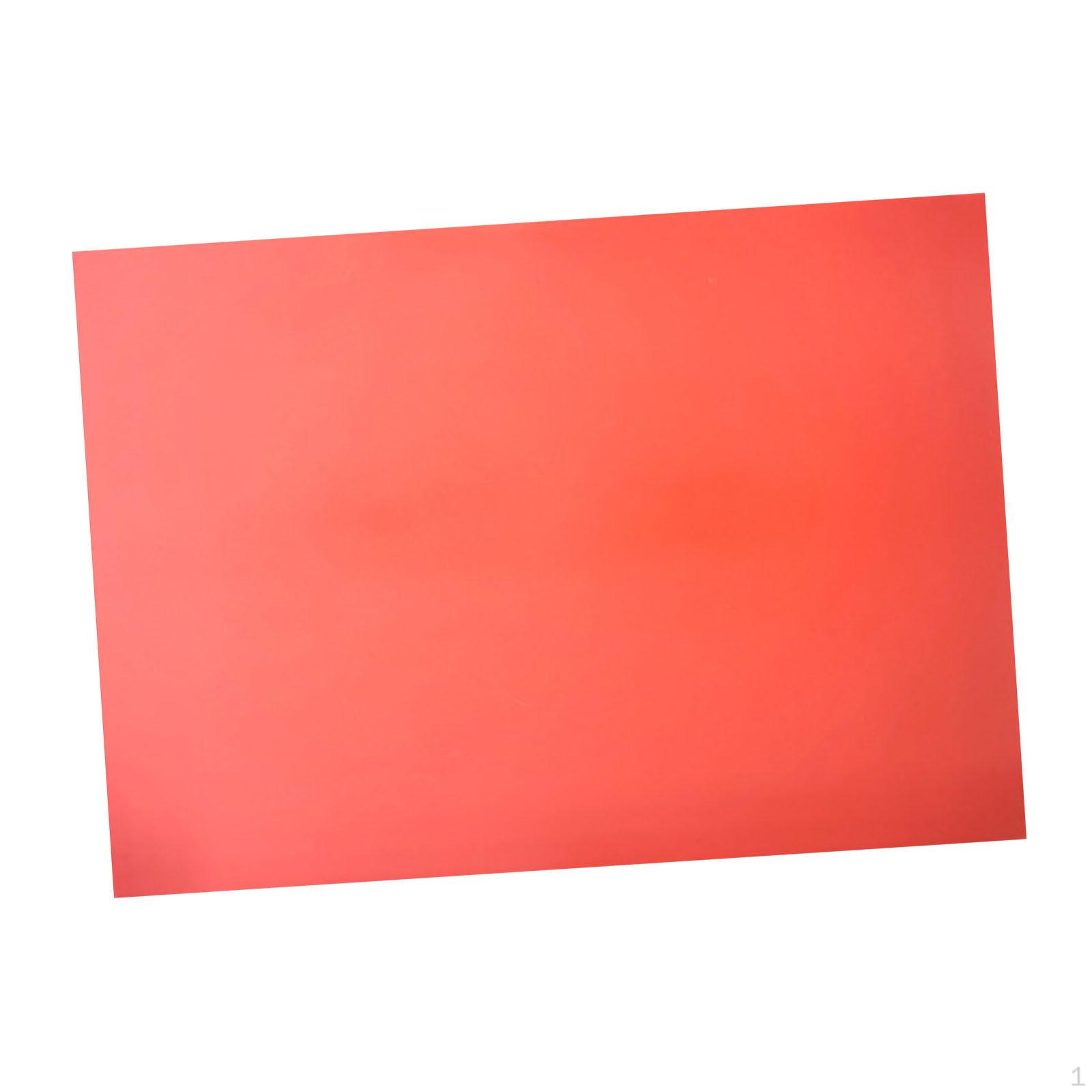 

Резиновый коврик формата А4 для гравировальных станков и личных проектов Orange Red